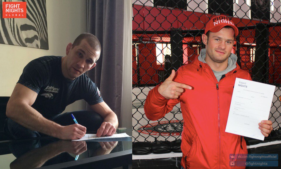 Александр Сарнавский и Дмитрий Бикрев подписали контракт на бой в рамках турнира FIGHT NIGHTS GLOBAL 46.