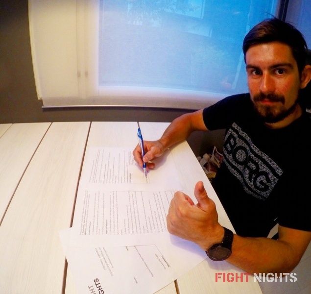 Финский боец Микаэль "Халк" Силандер, подписал контракт с промоутерской компанией FIGHT NIGHTS