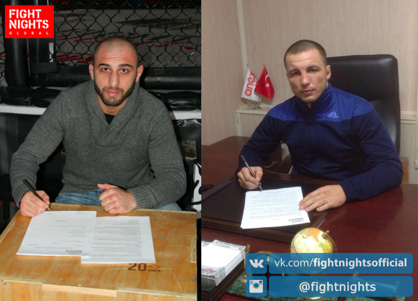 Шота Акулашвили и Ислам Бегидов подписали контракт на бой.png