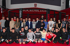 Артура Багаутинова поздравили с победой на чемпионате России по боевому самбо