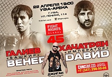 Обновлённый файткард турнира FIGHT NIGHTS GLOBAL 45