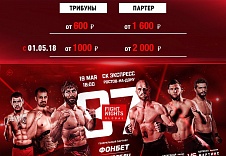 Друзья, успейте купить билеты на грандиозный турнир FIGHT NIGHTS GLOBAL 87 (19 мая, Ростов-на-Дону) по выгодной цене!