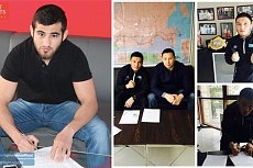Российский проспект Грачик Енгибарян и его соперник из Казахстана Жуман Жумабеков подписали контракт на бой Гран-при в весовой категории до 61,2 кг.