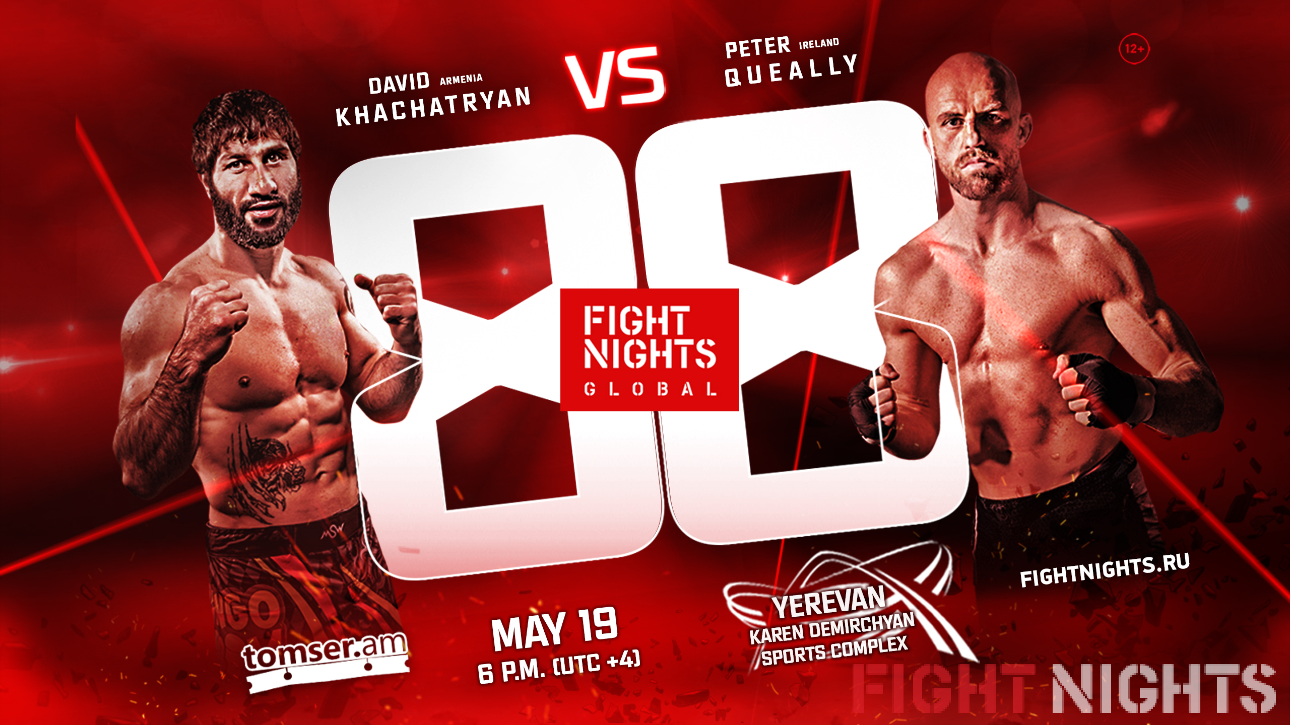 It's official! May 19. Yerevan. FIGHT NIGHTS GLOBAL 88.