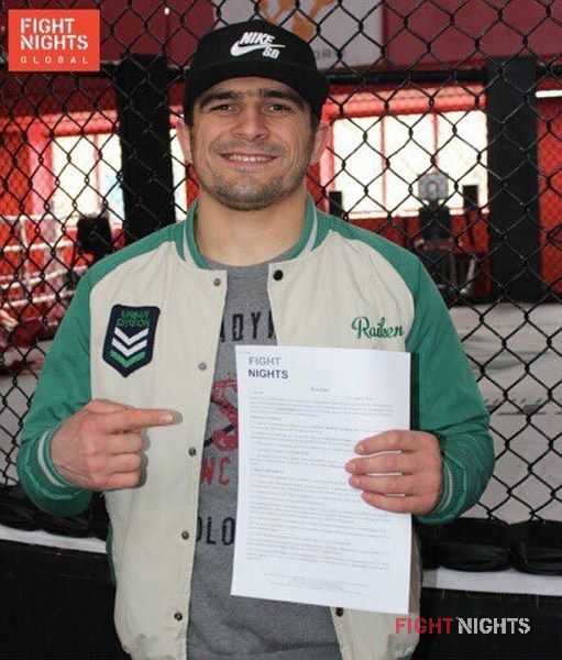 Akhmed Aliev signed a new contract with FIGHT NIGHTS GLOBAL!