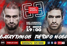 FIGHT NIGHTS GLOBAL 69. Файткард турнира