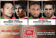 Файткард турнира FIGHT NIGHTS GLOBAL 67.