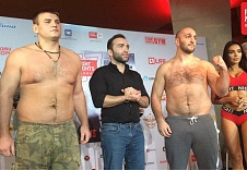 Результаты взвешивания FIGHT NIGHTS GLOBAL 57.