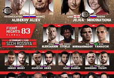 FIGHT NIGHTS GLOBAL 83. Файткард турнира