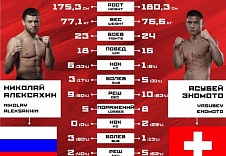 Инфографика. FIGHT NIGHTS GLOBAL 61.