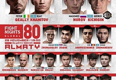 FIGHT NIGHTS GLOBAL 80. Fight Card