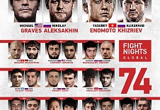 FIGHT NIGHTS GLOBAL 74. Файткард турнира